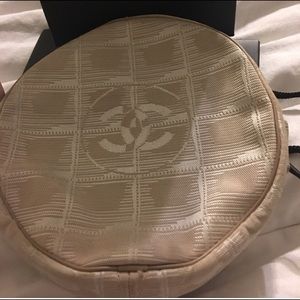 NOT AVAILABLE Chanel Travel Line Tiny Round Pouch